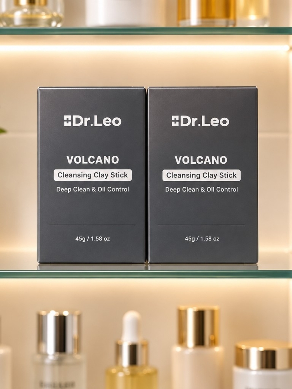 Volcano Cleansing Clay Stick — Black | Deep Clean & Oil Control